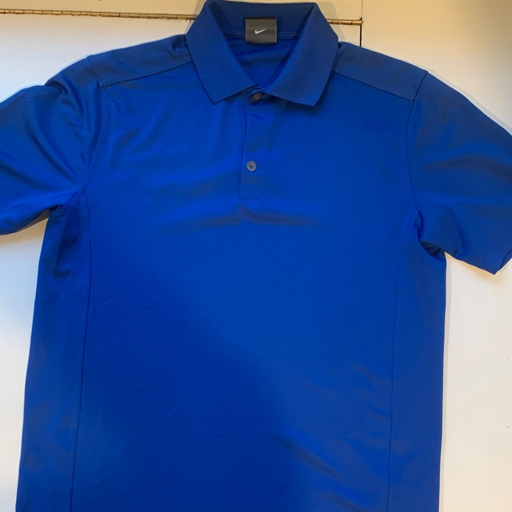 Nike Royal Blue Short-Sleeve Polo (medium)